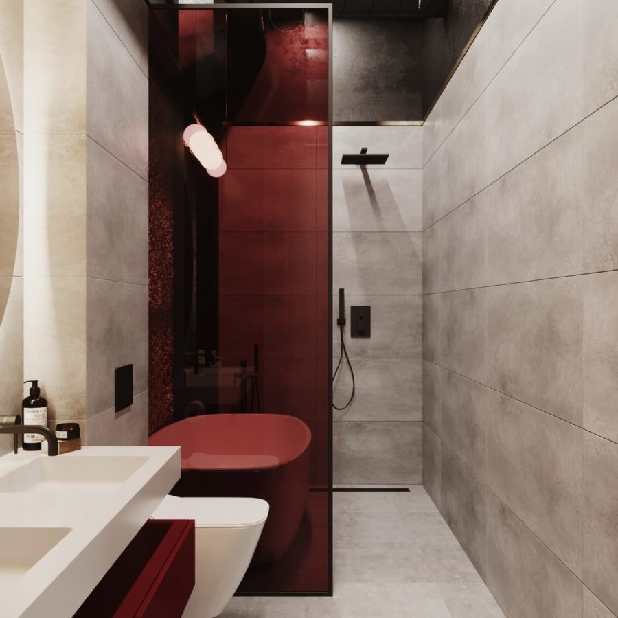 Дизайн интерьера квартиры 123 кв м, проект "MODERN LOFT"
